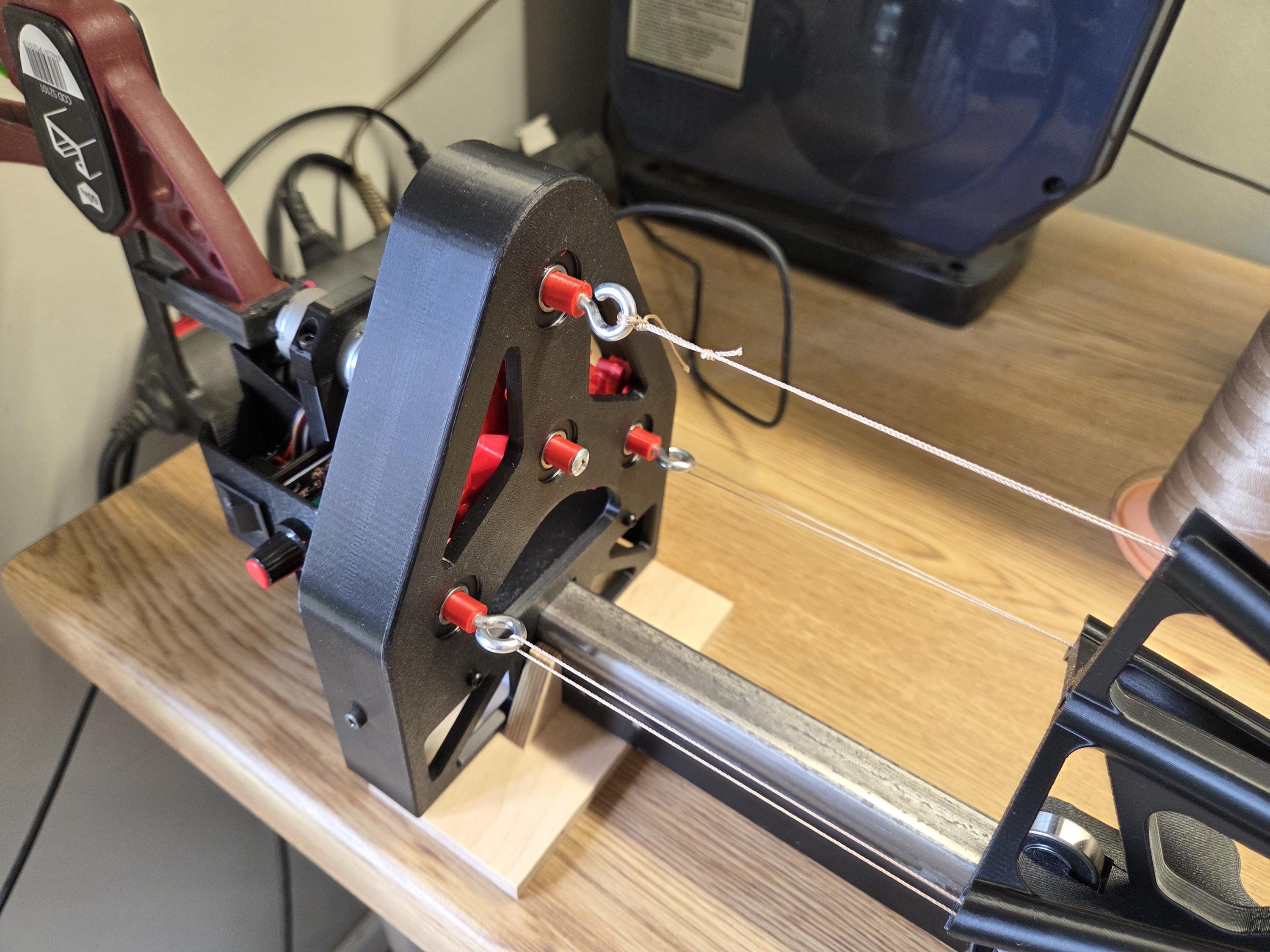 The RopeMaster 4000 ready to lay a length of rope