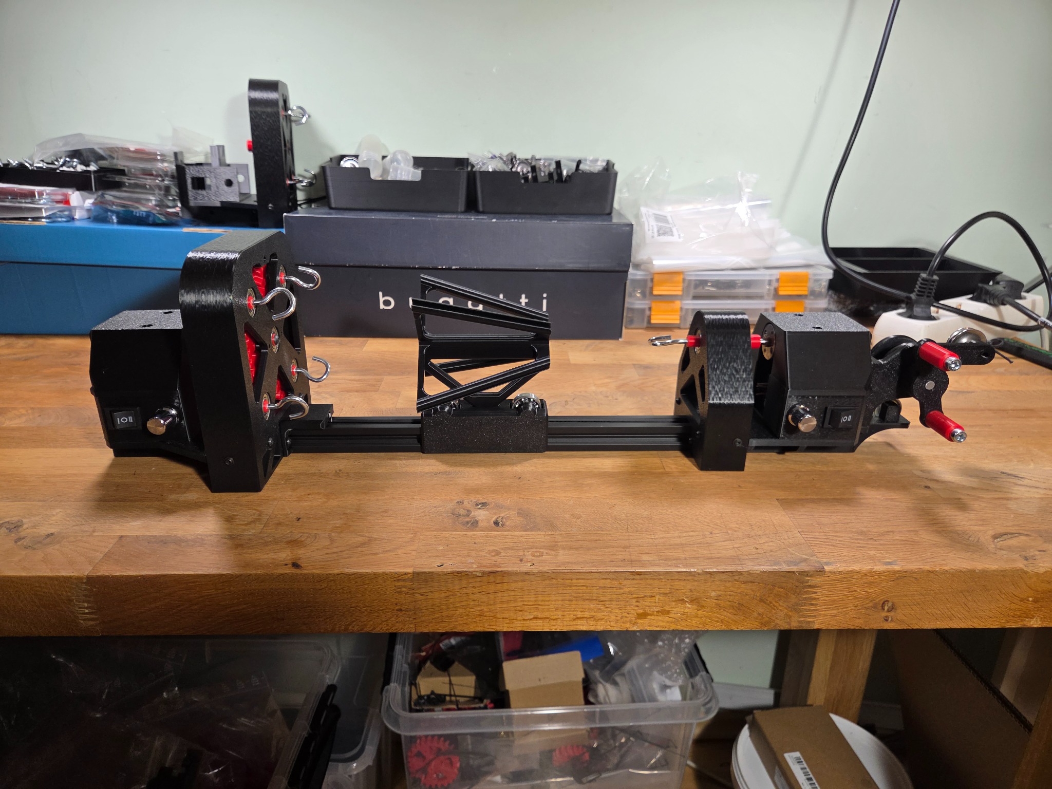 The RopeMaster 4000 from the opposite side, showing both drive heads